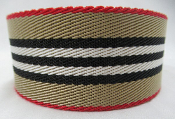 楽天市場】BURBERRY/バーバリーアイコンストライプ ダブルDリング