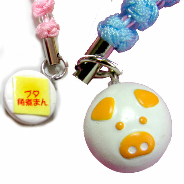 楽天市場】ブタ角煮まん ストラップ単品【ネコポス便可】｜老維新