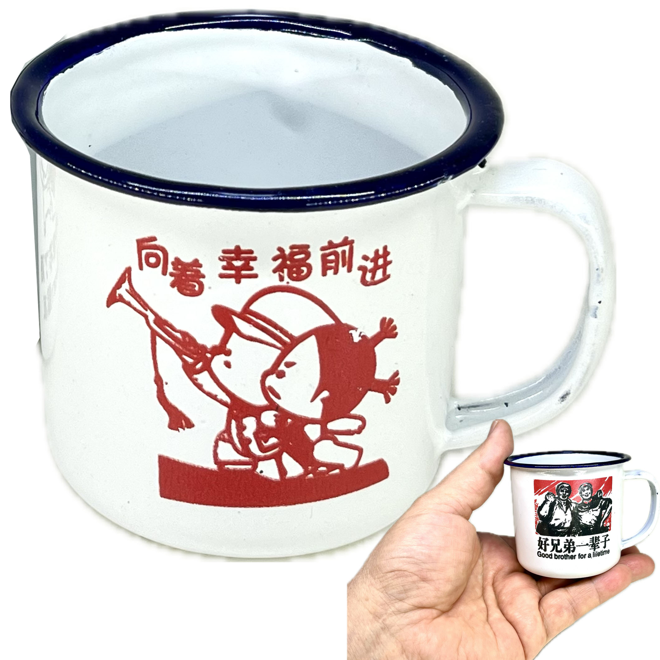 楽天市場】ホーローマグカップ6cmミニ｜キャンプ,骨董品,レトロ,フタ