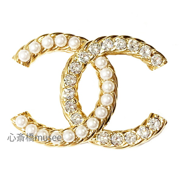 楽天市場】≪ 新品 ≫ CHANEL シャネル ブローチ アクセサリー CC