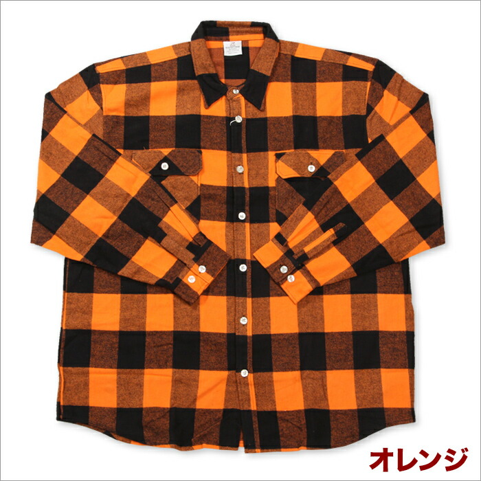 楽天市場】【ビッグサイズ 5XL】ロスコ チェックシャツ メンズ ROTHCO