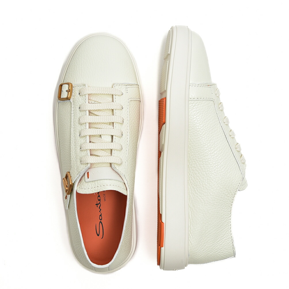 楽天市場】サントーニ Santoni タンブルレザー スニーカー ローカット