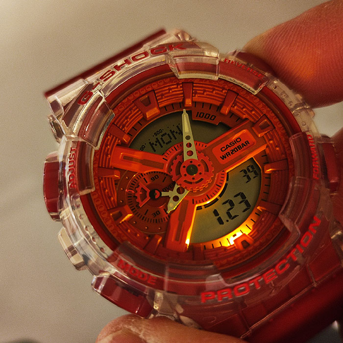 楽天市場】CASIO “G-SHOCK” 日本製シリーズ GA-110GL-4AJR レッド