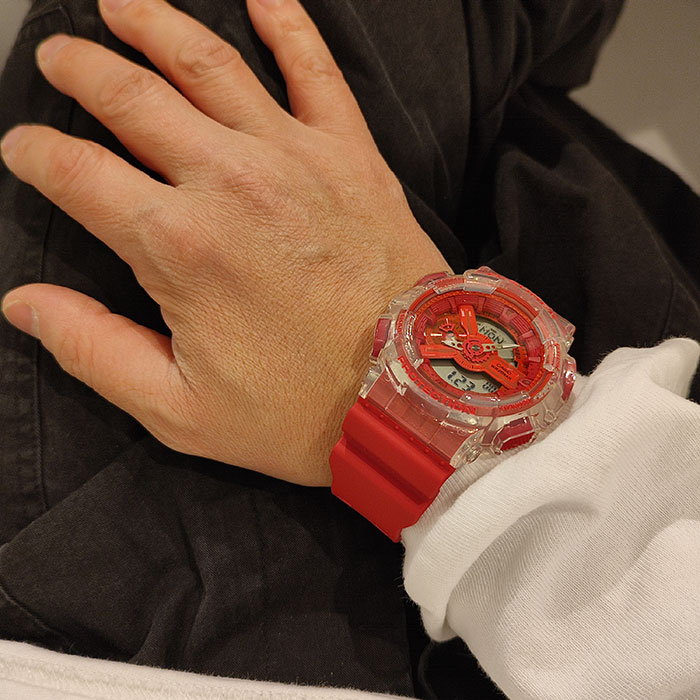 楽天市場】CASIO “G-SHOCK” 日本製シリーズ GA-110GL-4AJR レッド