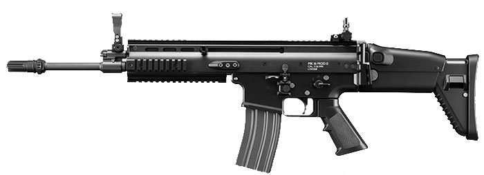 楽天市場】【廃盤】東京マルイ 次世代電動ガン SCAR-L MK16 Mod.0 BK