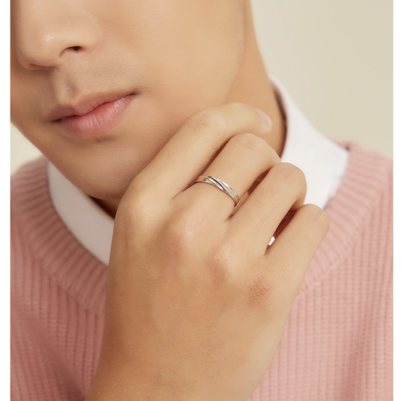 楽天市場】ペアリング 2点セット フリーサイズ シルバー 925 CZ 指輪