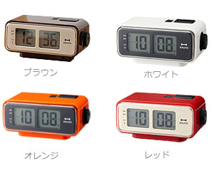 楽天市場】【BRUNO/ブルーノ】 LCDレトロアラームクロック S /時計