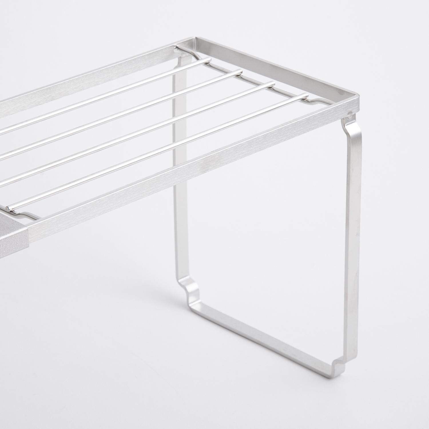 楽天市場】伸縮 ラック 棚 収納棚 キッチン 奥行15cm ステンレス