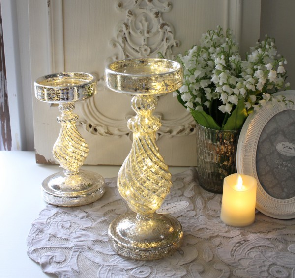 楽天市場】キャンドルホルダー LED マチルドエム フランス ガラス&LED