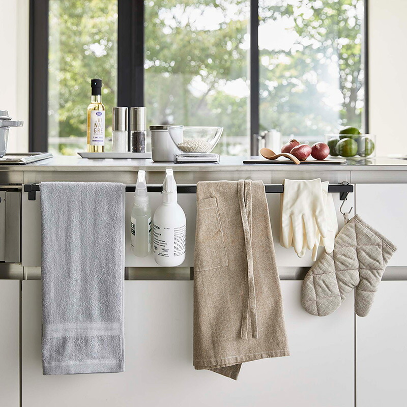 楽天市場】伸縮ロングタオルハンガーバー TOWER(タワー)タオルホルダー