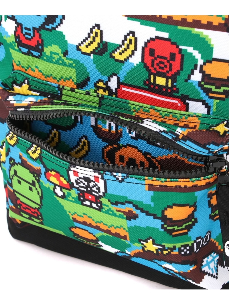 楽天市場】A BATHING APE BABY MILO GAME PATTERN DAYPACK ア