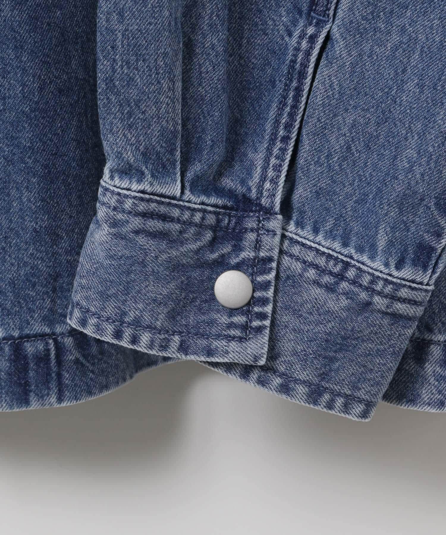 LEPSIM｜ノーカラーデニムシャツ | Rakuten Fashion(楽天ファッション