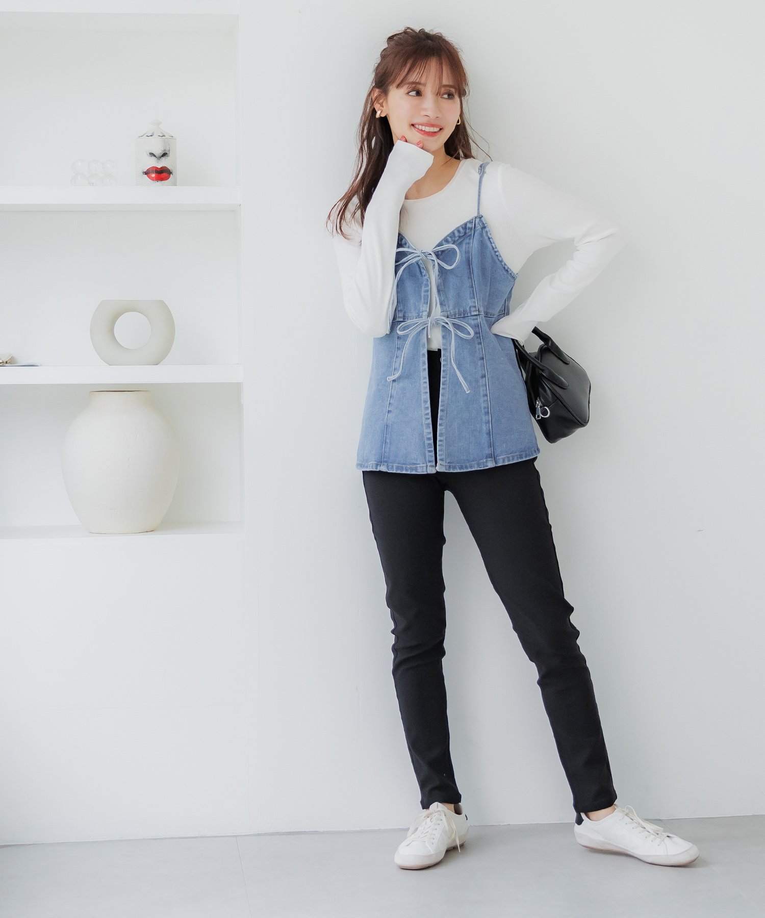 coca｜【WEB限定セール】デニムキャミソールビスチェ | Rakuten