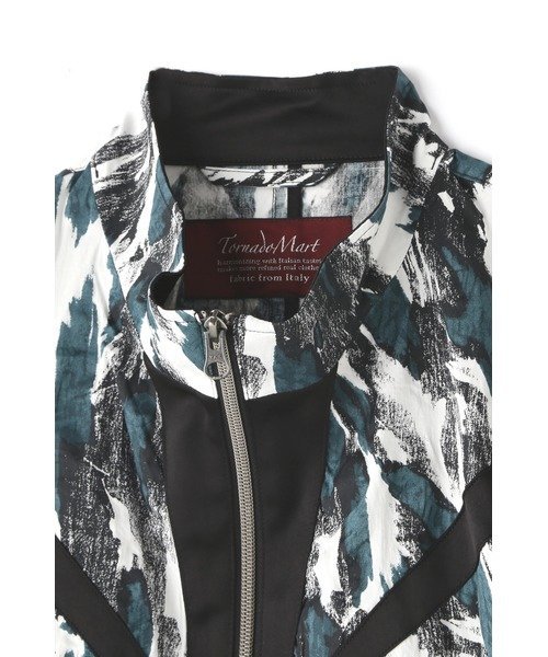 TORNADO MART｜TORNADO MART∴塩縮ツイルレオパードブルゾン | Rakuten