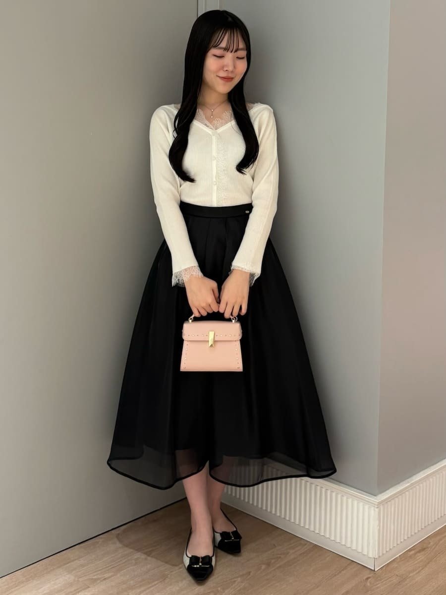 CELFORD｜レーストリムニットプルオーバー | Rakuten Fashion(楽天