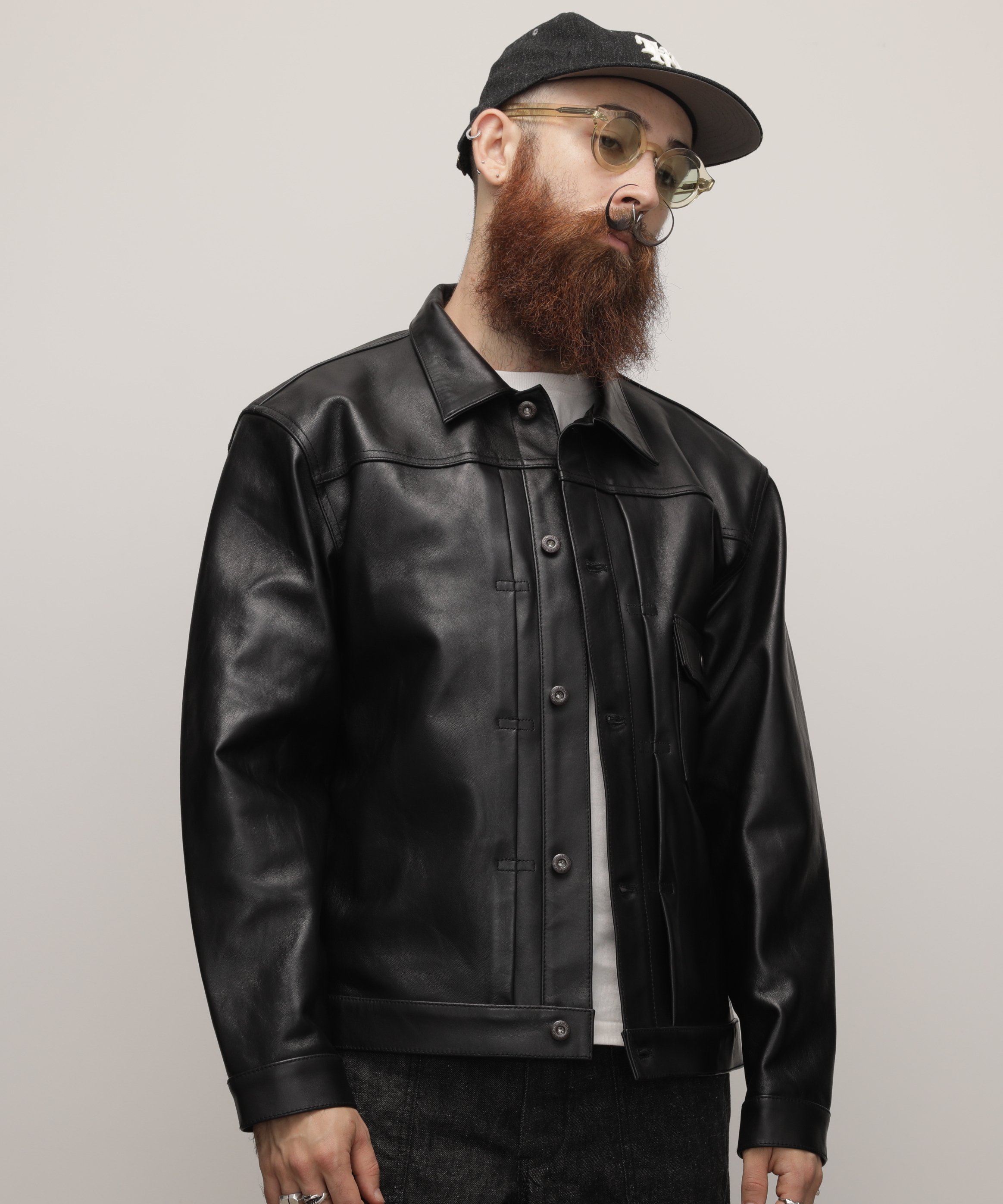 Schott｜SHEEP LEATHER 1st TRACKER JACKET/シープレザー トラッカー