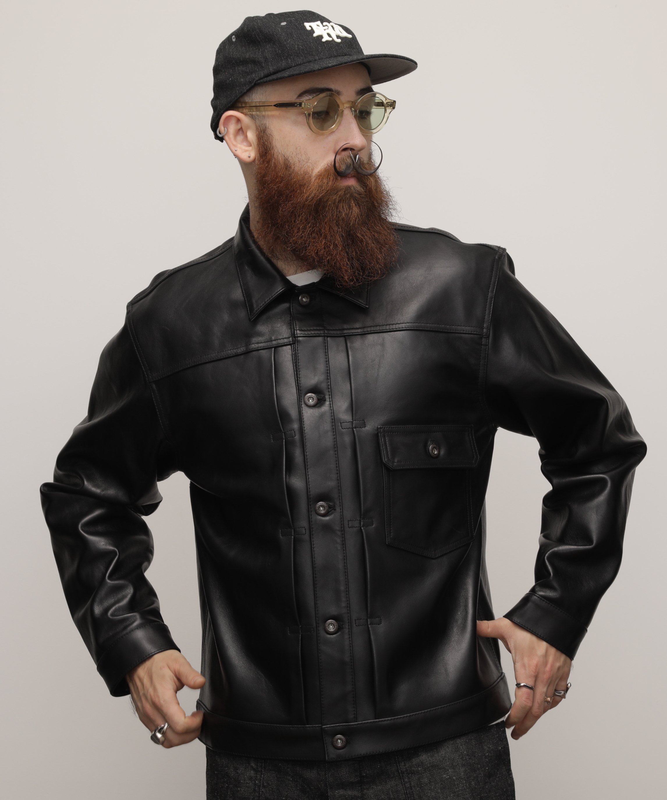 Schott｜SHEEP LEATHER 1st TRACKER JACKET/シープレザー トラッカー