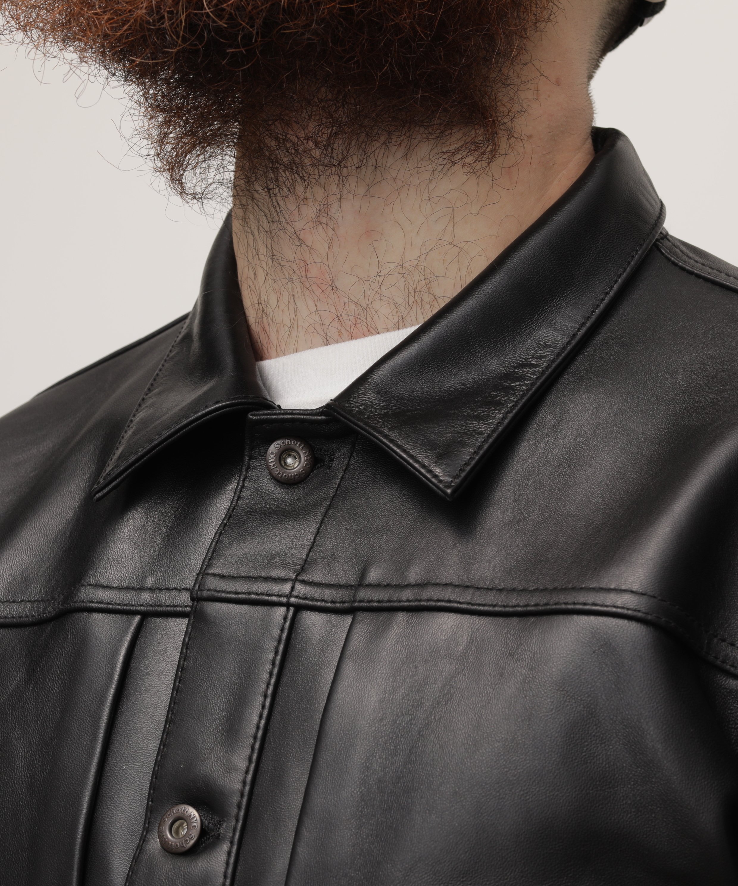 Schott｜SHEEP LEATHER 1st TRACKER JACKET/シープレザー トラッカー