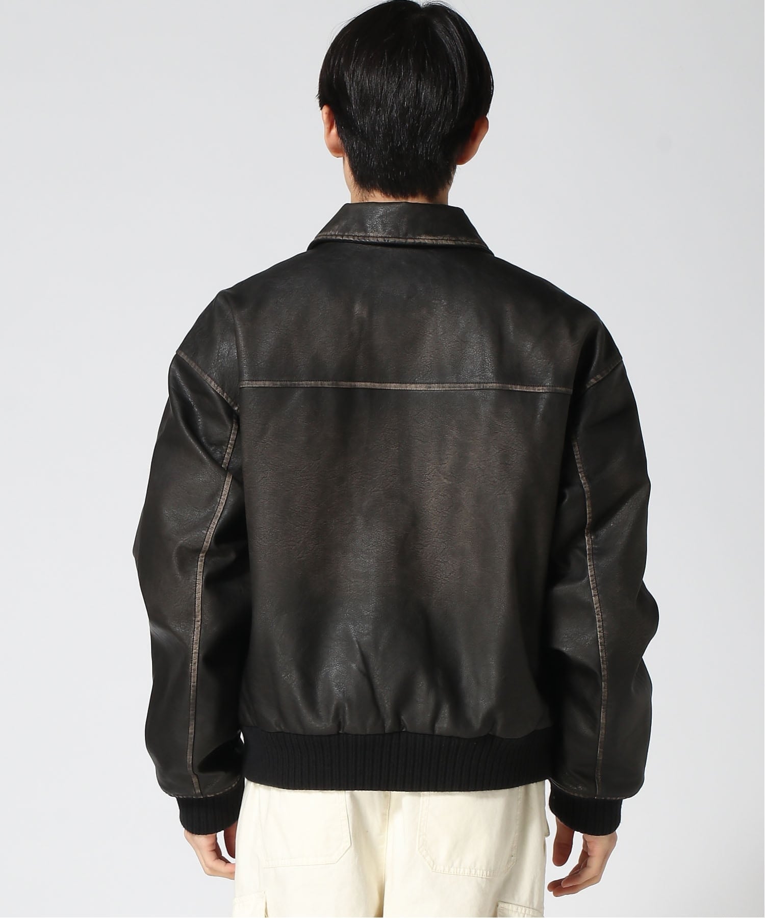 GAP｜(U)リサイクル ヴィーガンレザー ボンバージャケット | Rakuten