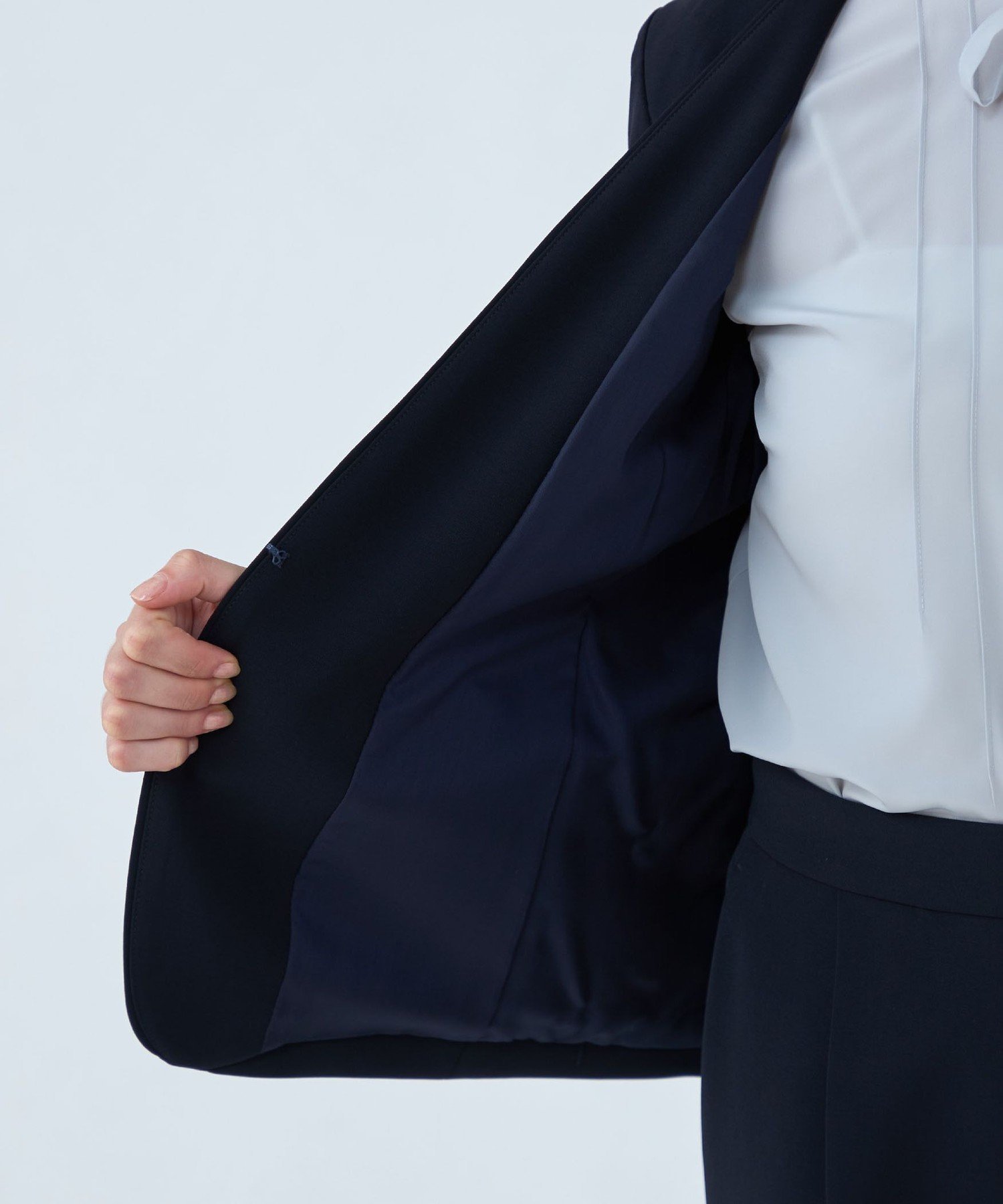 TOMORROWLAND｜ドライダブルクロス ノーカラージャケット | Rakuten