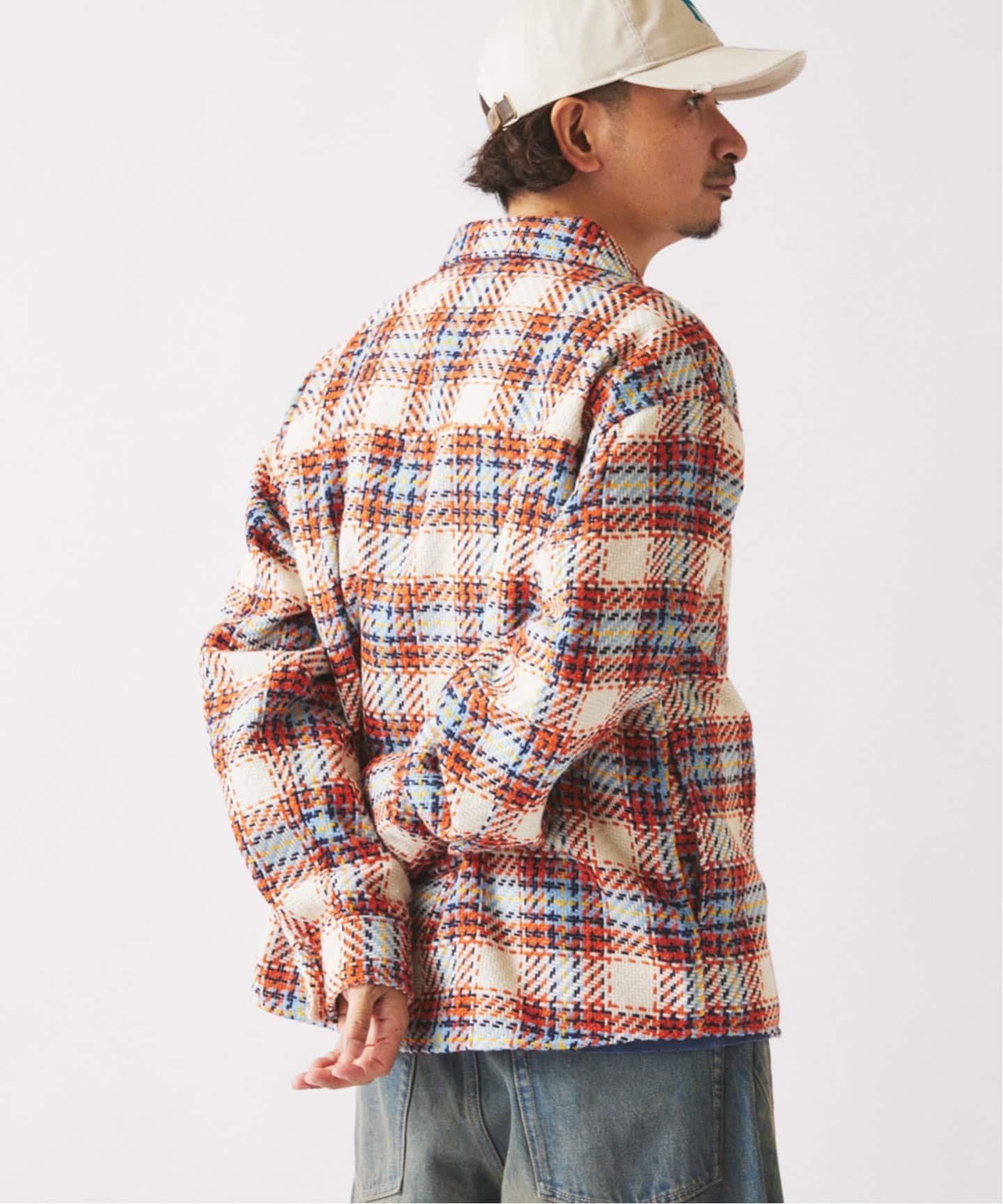 JOURNAL STANDARD relume｜バスケット ツィードチェック CPO シャツ