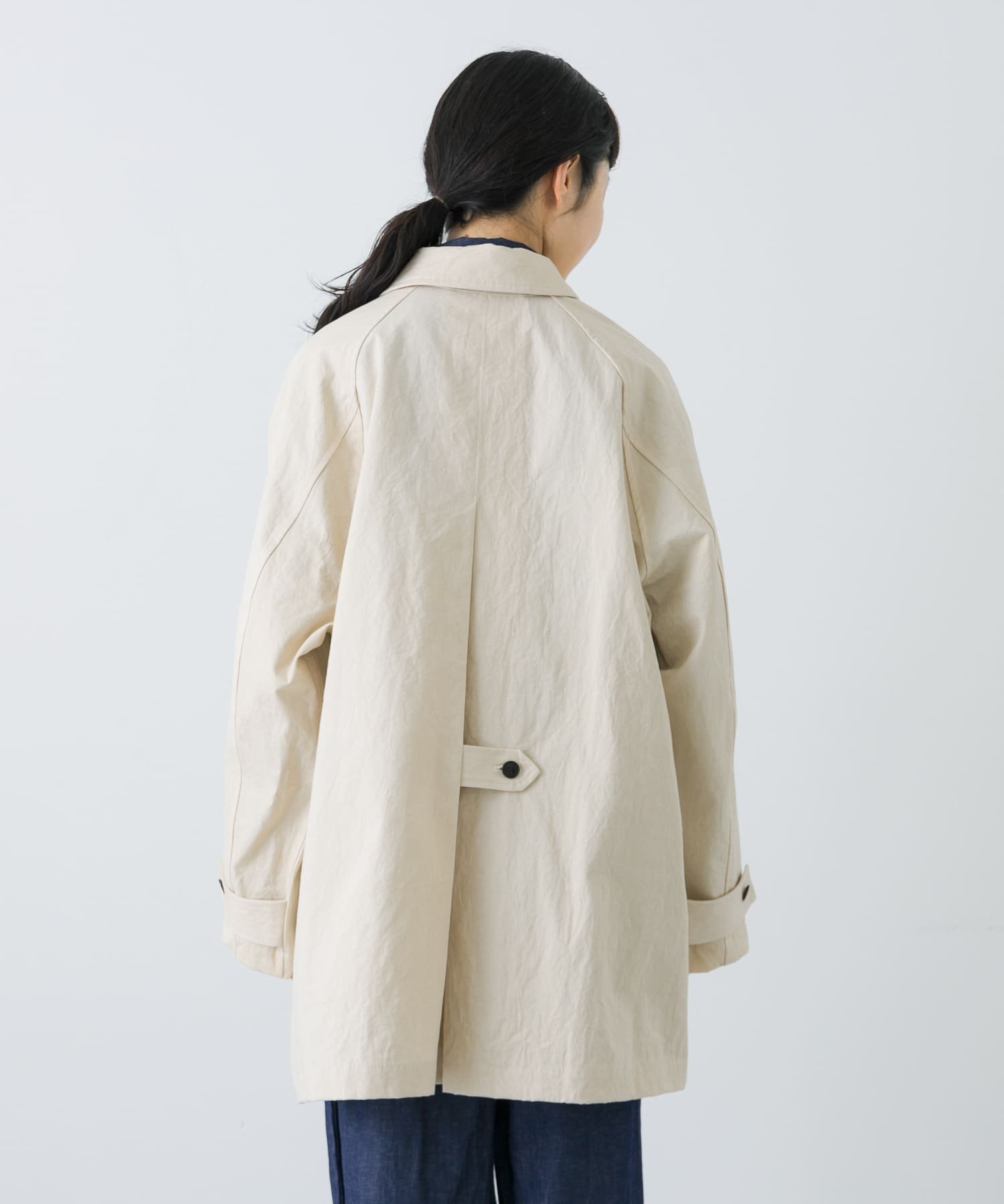 かぐれ｜コットンバックタックショートコート | Rakuten Fashion(楽天