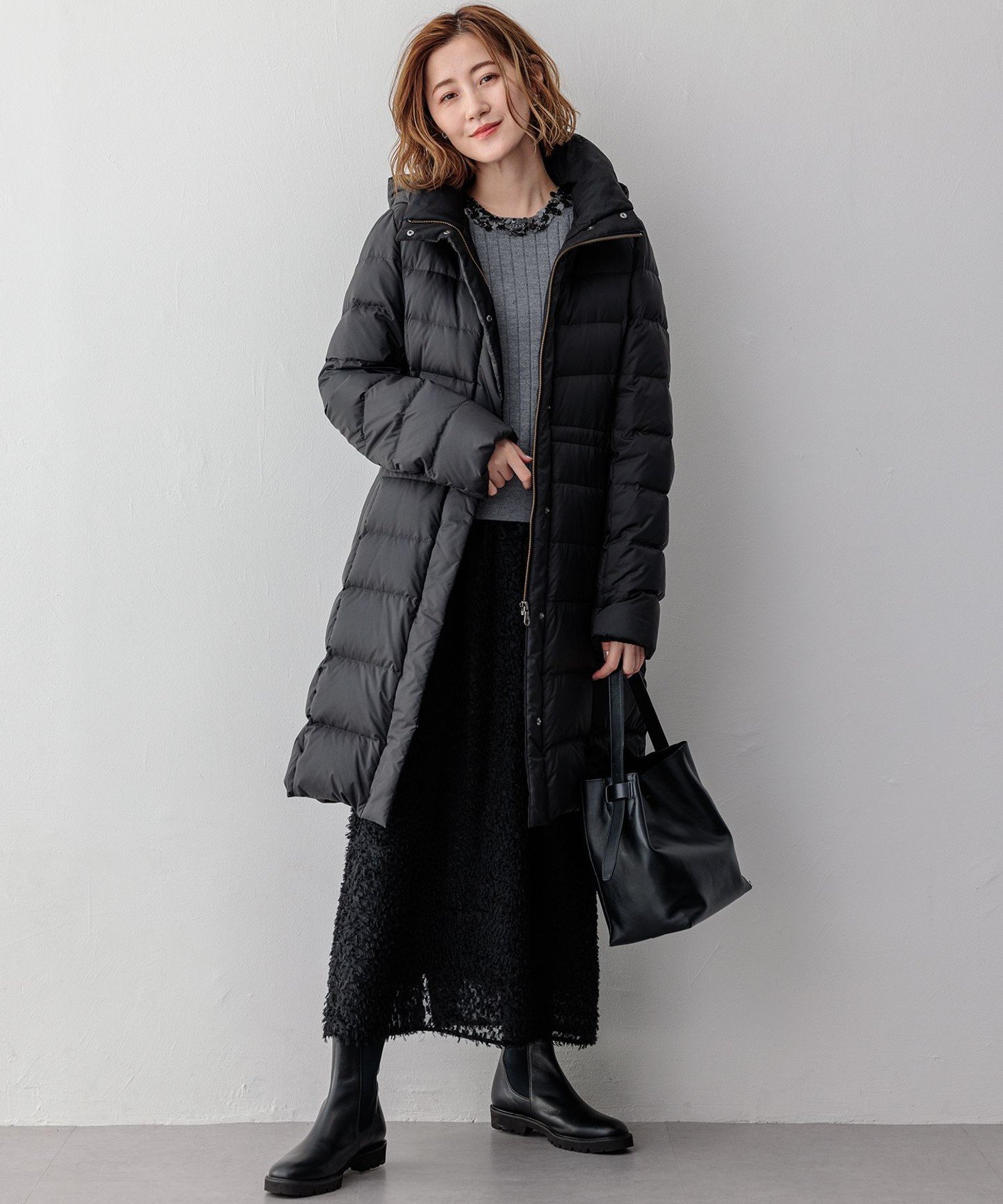 23区｜【VERY掲載/新色追加】シレータフタ ロング ダウンコート