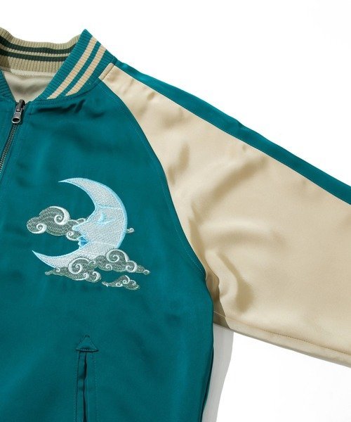 go slow caravan｜エステルサテンリバーシブルスーベニアJKT (MENS