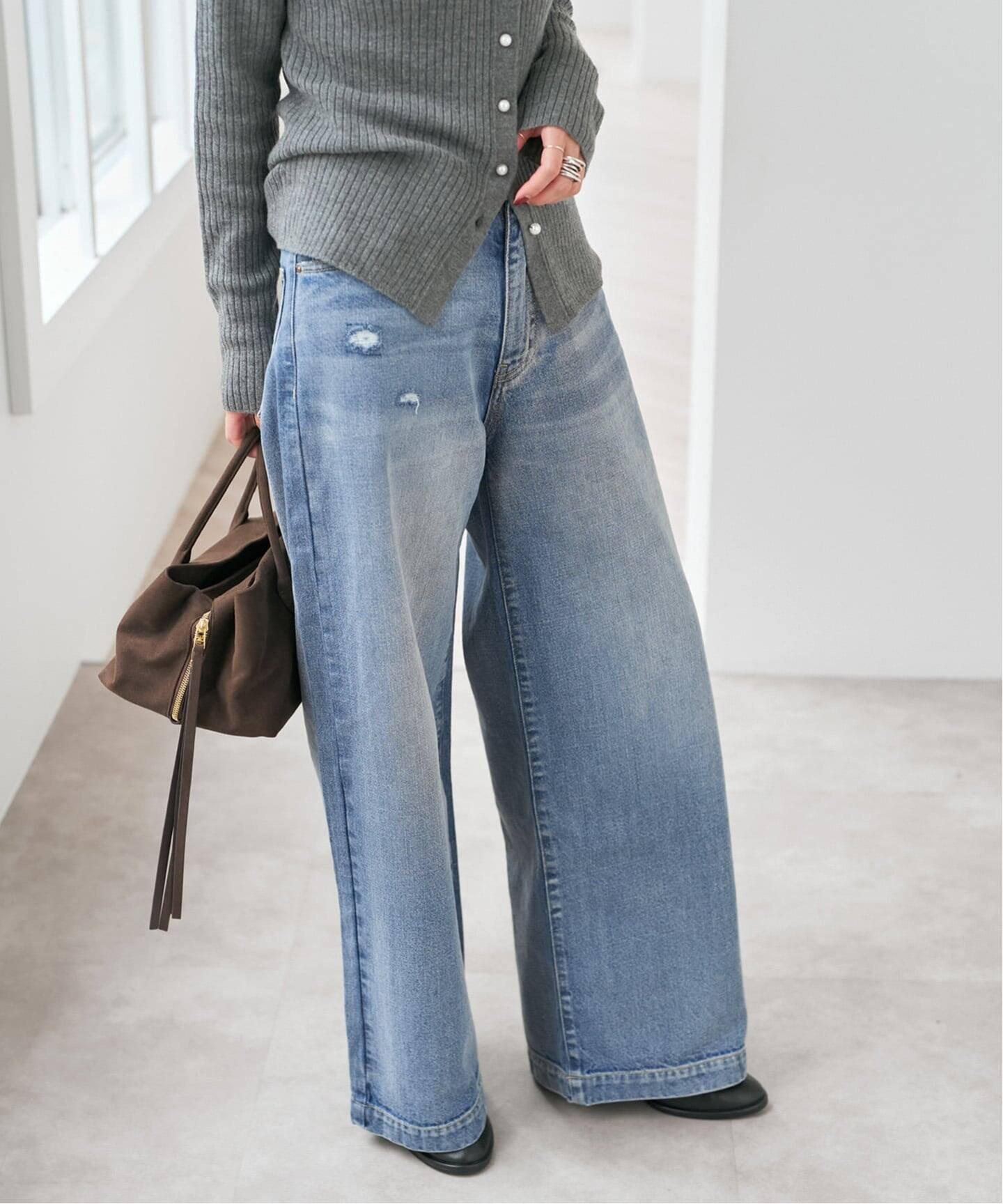 Spick & Span｜《追加3》 5 1/2 BAGGY DENIM | Rakuten Fashion(楽天