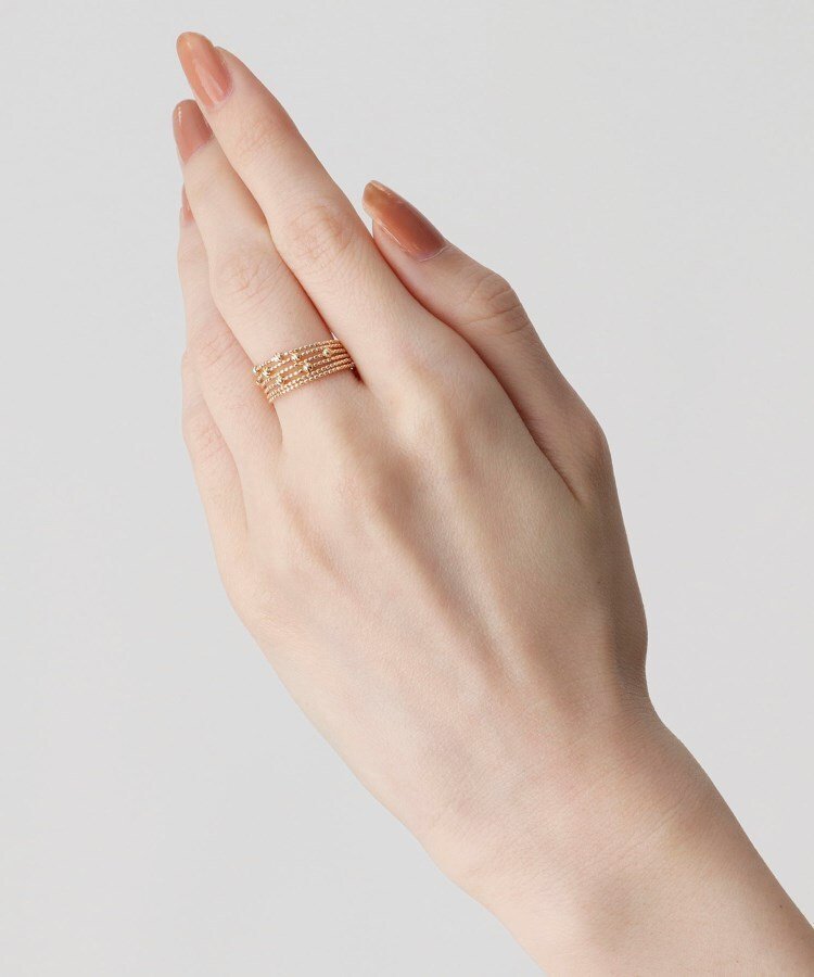 COCOSHNIK｜K18ハニーカットボール 形状記憶リング | Rakuten Fashion