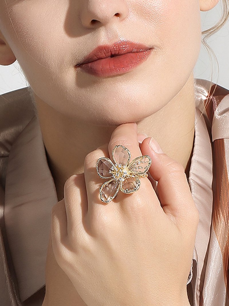 SLENDER｜フラワービッグリング | Rakuten Fashion(楽天ファッション