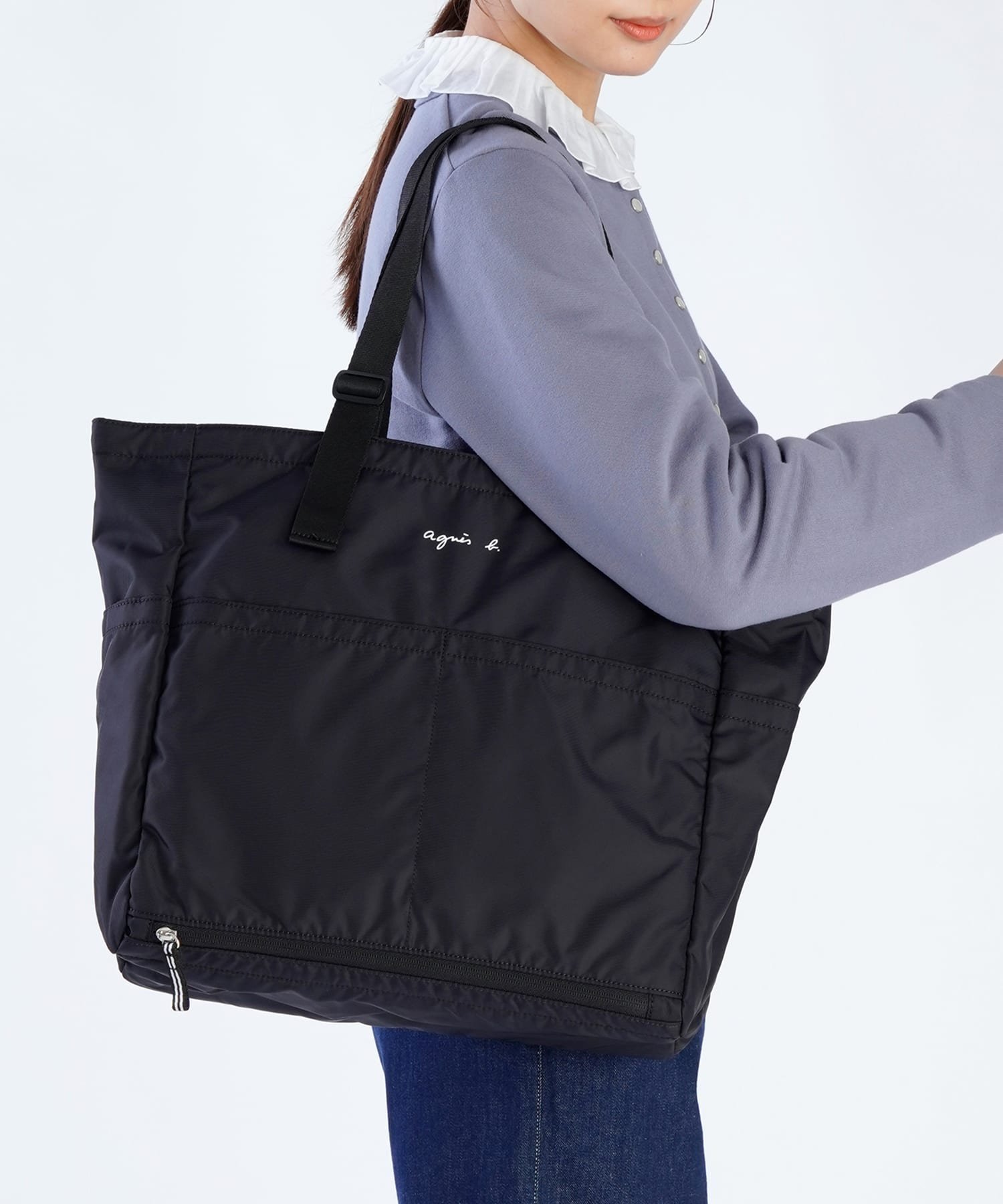 agnes b.｜ロゴ ペアレンツバッグ マザーズバッグ | Rakuten Fashion