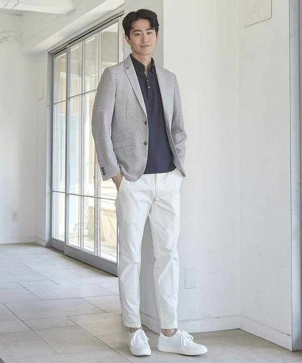 MEN'S BIGI｜N/Cスラブストレッチスラックス | Rakuten Fashion(楽天