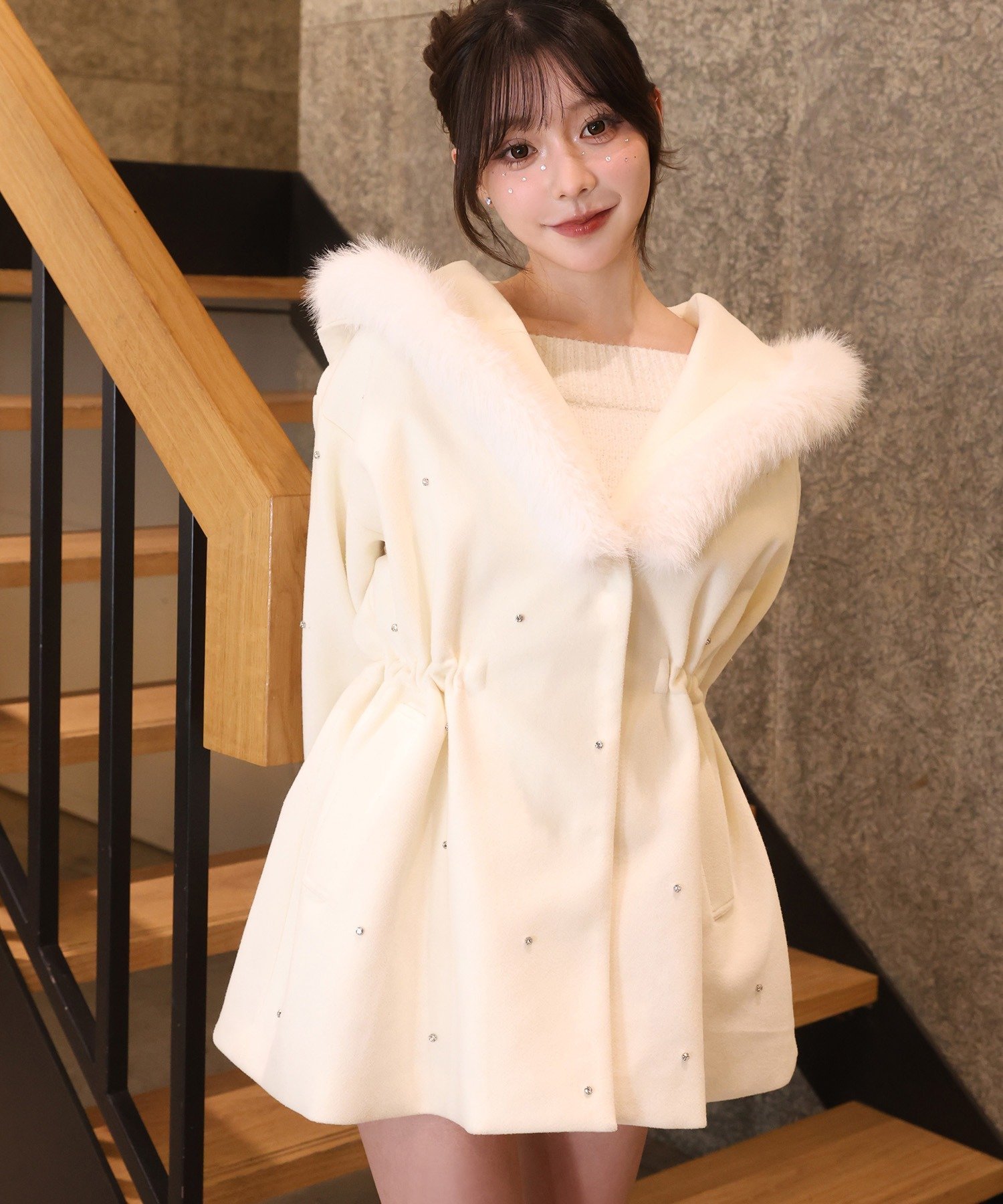 one after another NICE CLAUP｜フードフェイクファービジューミドル