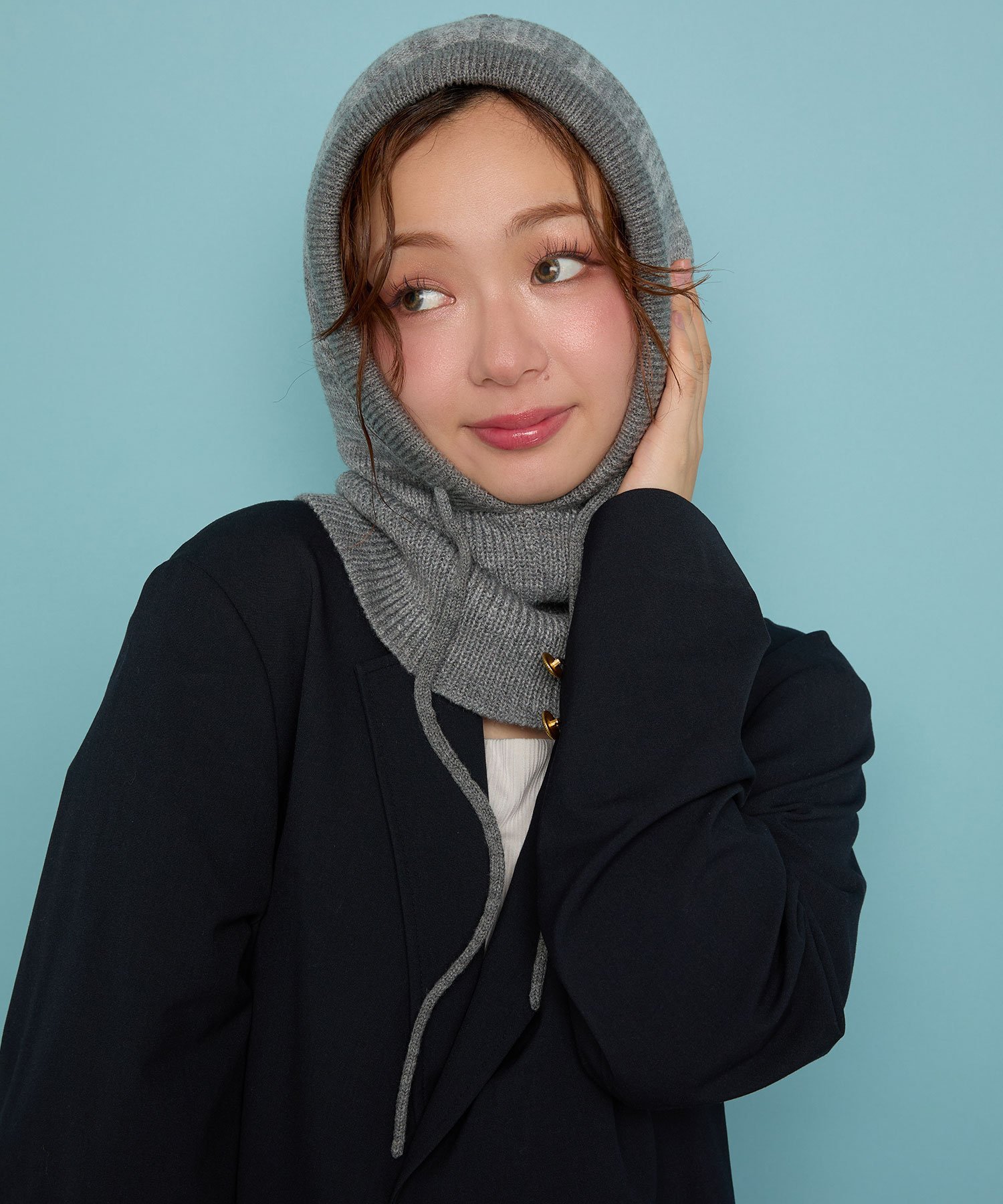 cross marche｜【Yoki】ニットフードバラクラバ | Rakuten Fashion