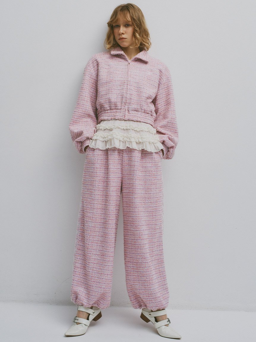 FURFUR｜裾フリルジャージートップス | Rakuten Fashion(楽天