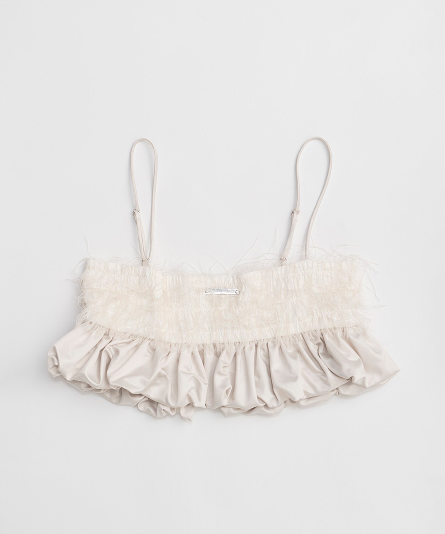 PRANK PROJECT｜フェザーペプラムビスチェ / Feather Peplum Bustier