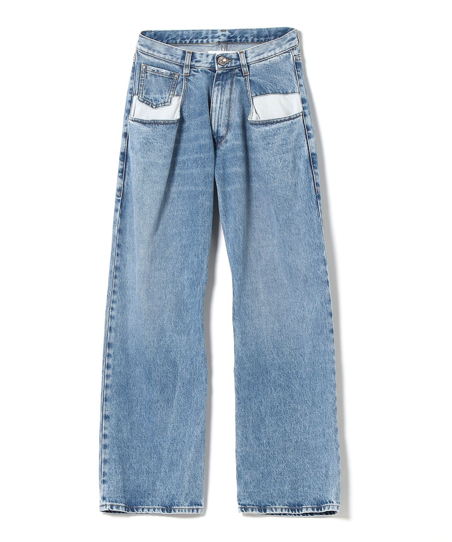 Maison Margiela(メゾンマルジェラ)｜ストレートジーンズ コントラスト