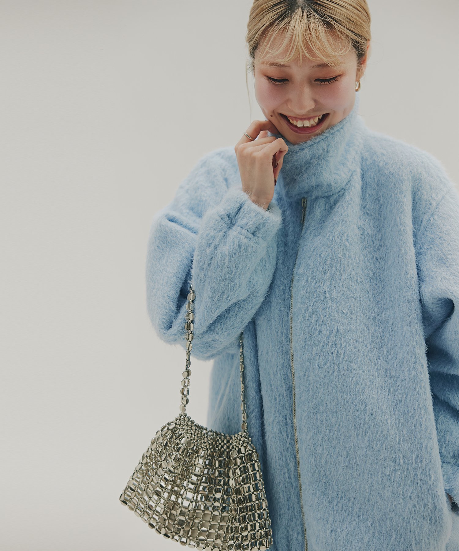 N. Natural Beauty Basic*｜スタンドネックシャギーブルゾン | Rakuten