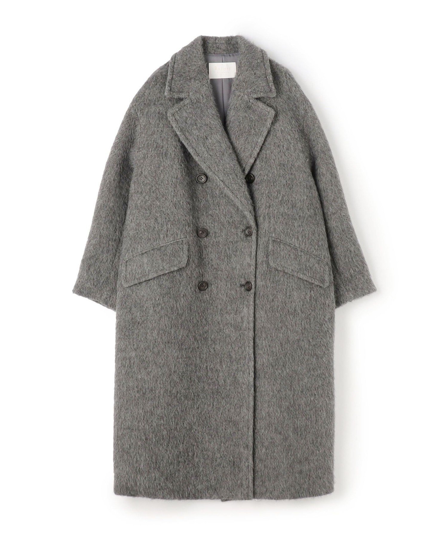 TOMORROWLAND｜ウールアルパカシャギー ダブルブレストコート