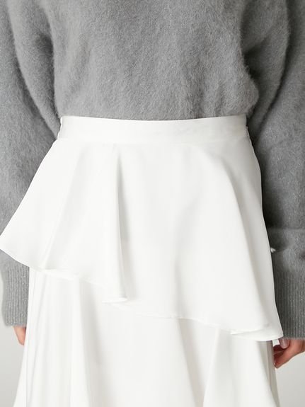 FRAY I.D｜サテンランダムティアードスカート | Rakuten Fashion(楽天