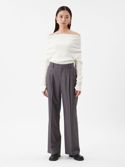 Mila Owen｜オフショルラメニット | Rakuten Fashion(楽天ファッション