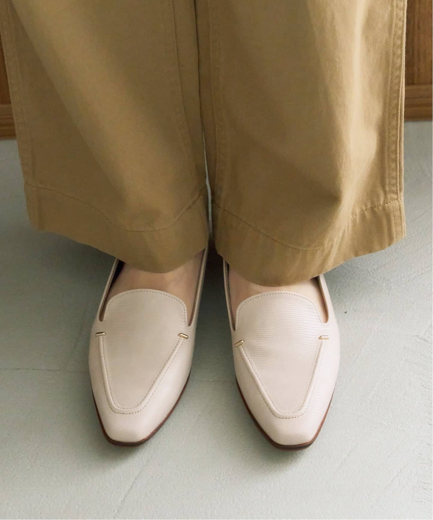 LE TALON｜《追加》スクエアステッチソフトローファー | Rakuten