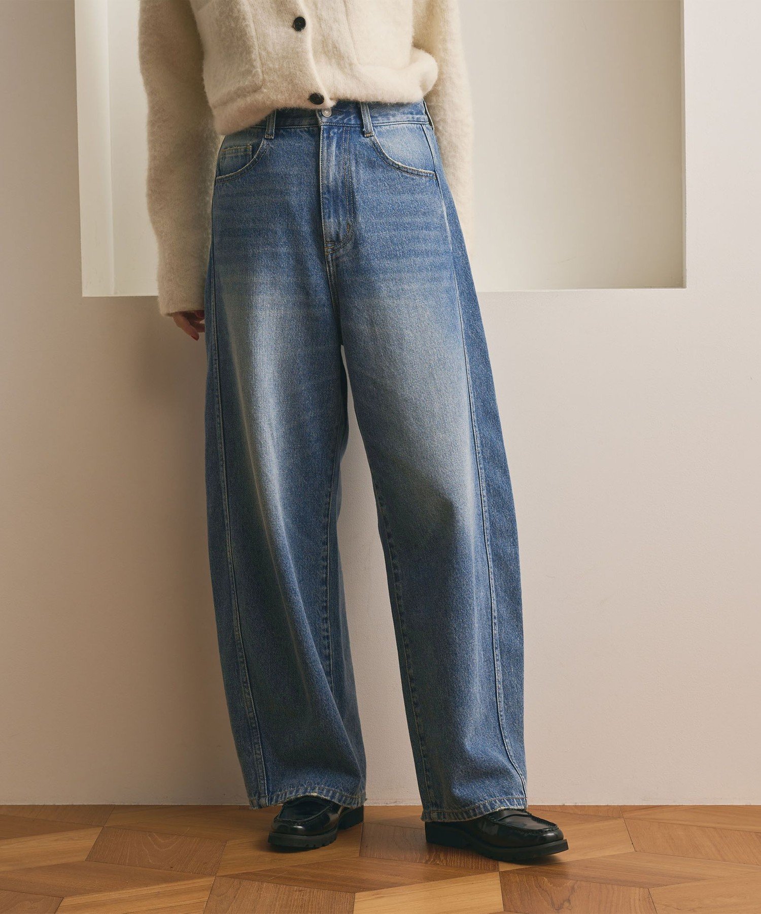 BEAUTY&YOUTH UNITED ARROWS｜コットンデニム カーブパンツ | Rakuten