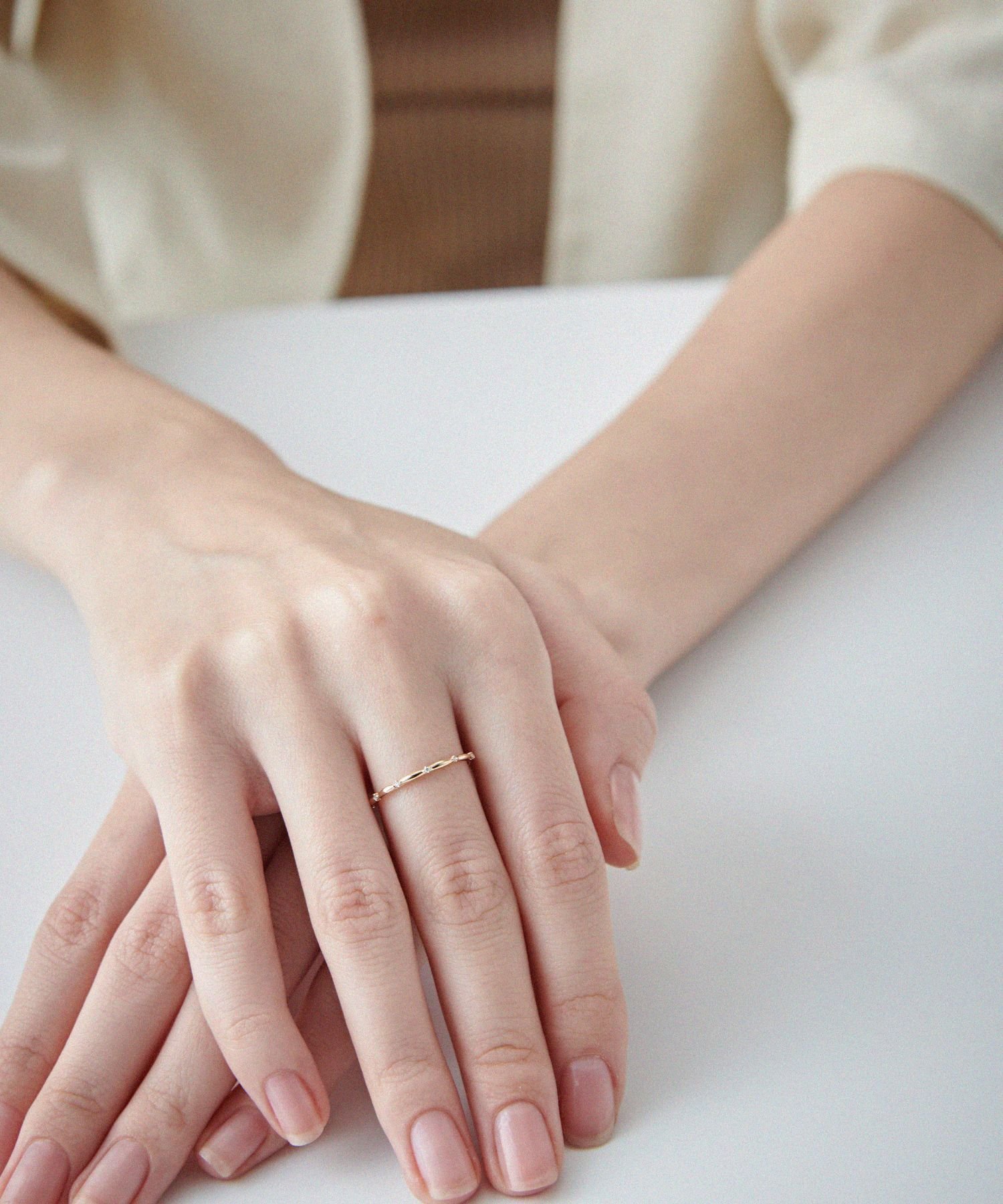 ete｜[レイヤード] K10YG ダイヤモンド リング | Rakuten Fashion(楽天