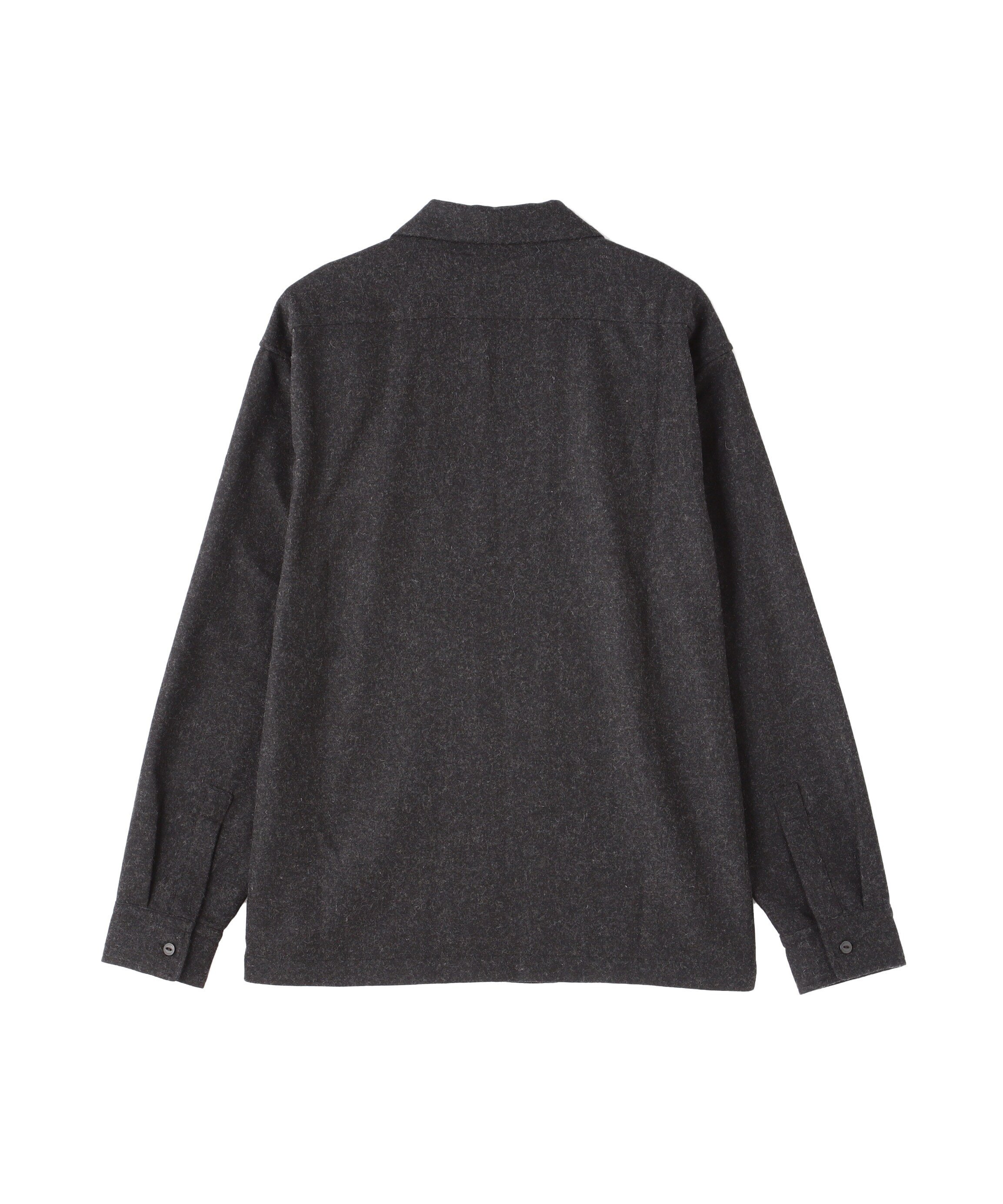 Schott｜LINE 2TONE L/S WOOL SHIRT/ライン2トーン ウールシャツ