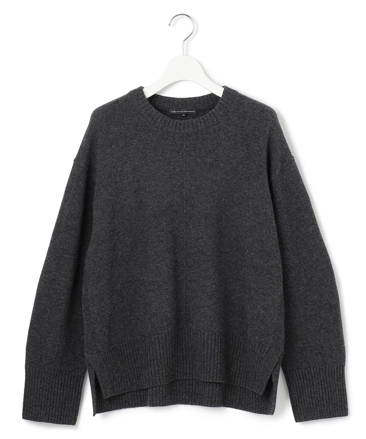 23区｜【洗える】カシミヤブレンド クルーネック ニット | Rakuten