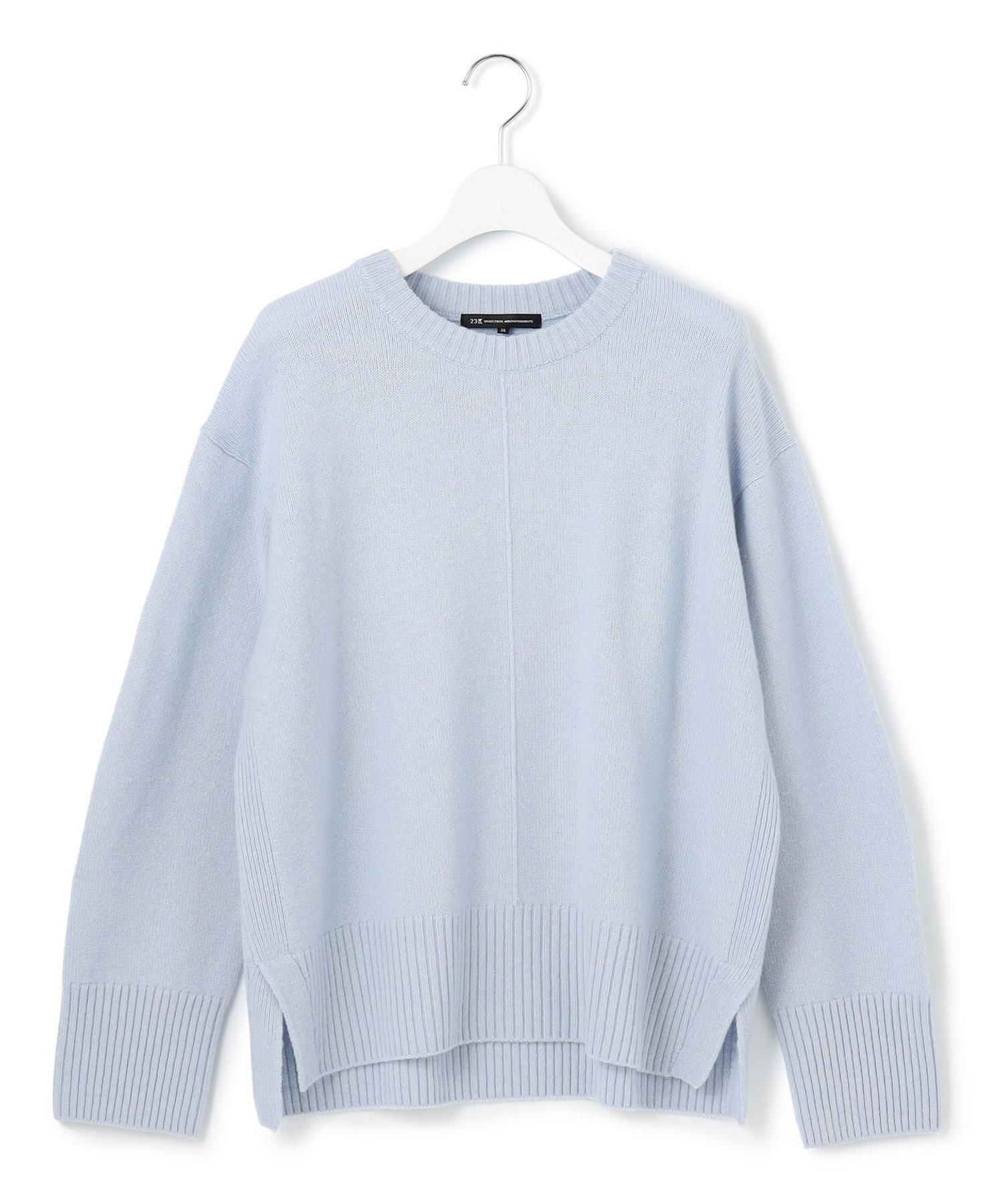 23区｜【洗える】カシミヤブレンド クルーネック ニット | Rakuten