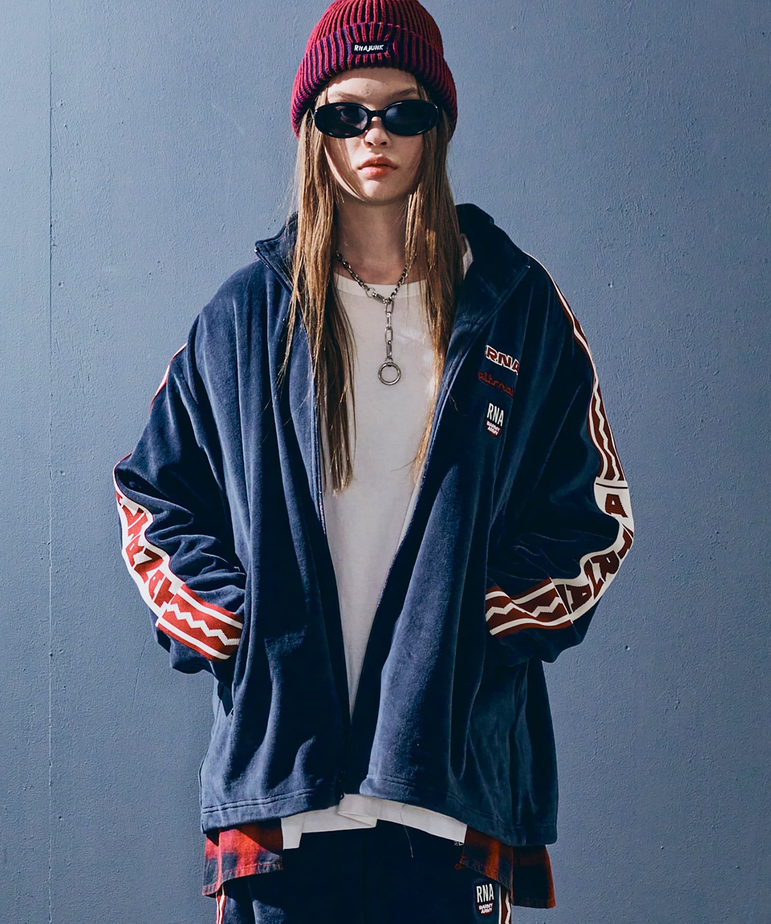 RNA｜J2164 ベロアトラックジャケット | Rakuten Fashion(楽天