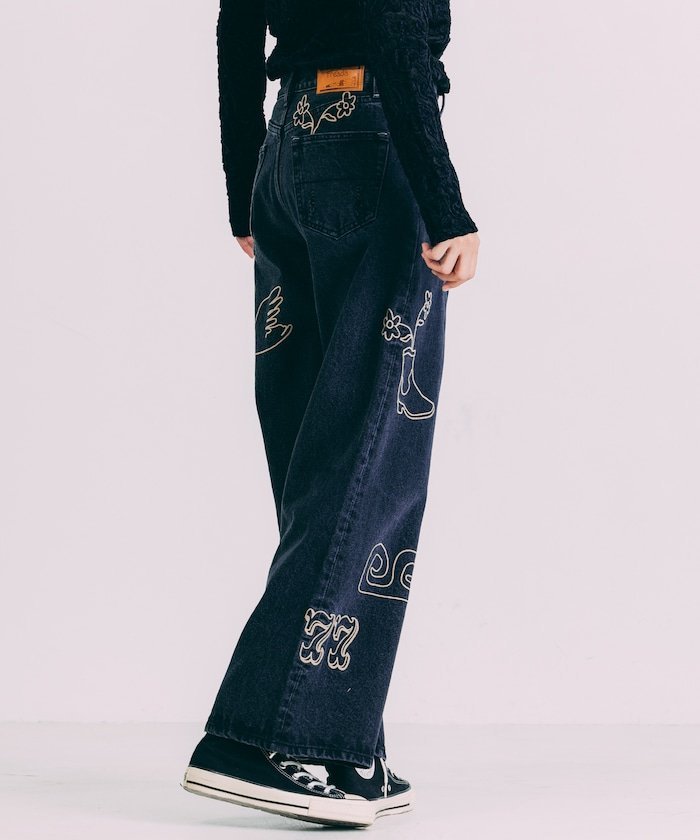 FREAK'S STORE｜チェーンステッチ ワイドデニム 25AW | Rakuten